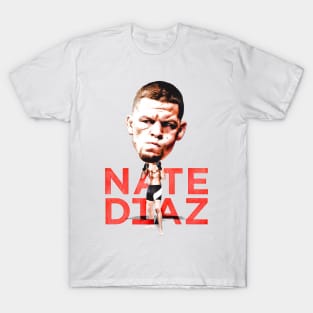 Nate Diaz Bobblehead Cartoon T-Shirt